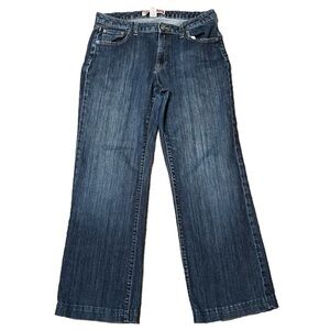 GAP Essential Fit Denim Blue Jeans Women’s Sz 12 Long